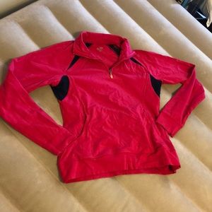 Pink Champion Quarter Zip, Size Small